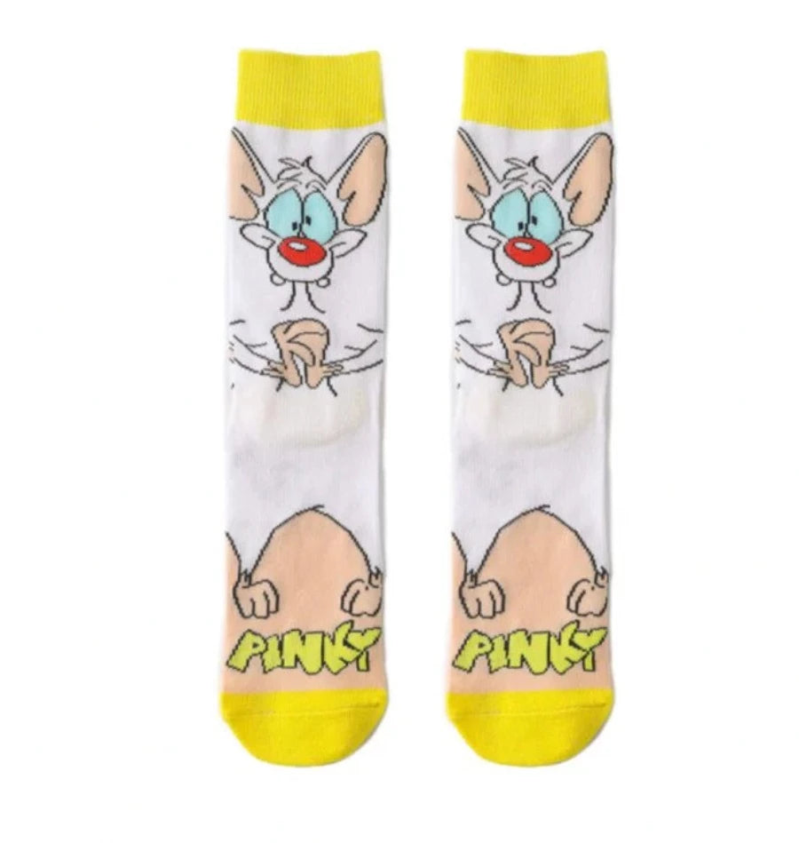 Calcetín Pinky y Cerebro