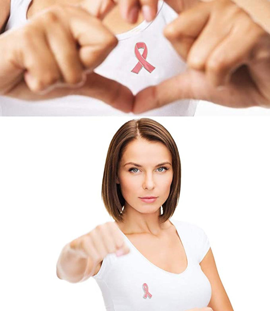 Pin lazo rosa lucha contra el cancer de mama