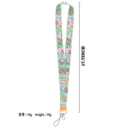 Lanyard Mochi Peach cat
