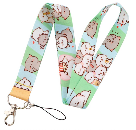 Lanyard Mochi Peach cat