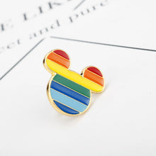 Cargar imagen en el visor de la galería, Pin Mickey arcoiris
