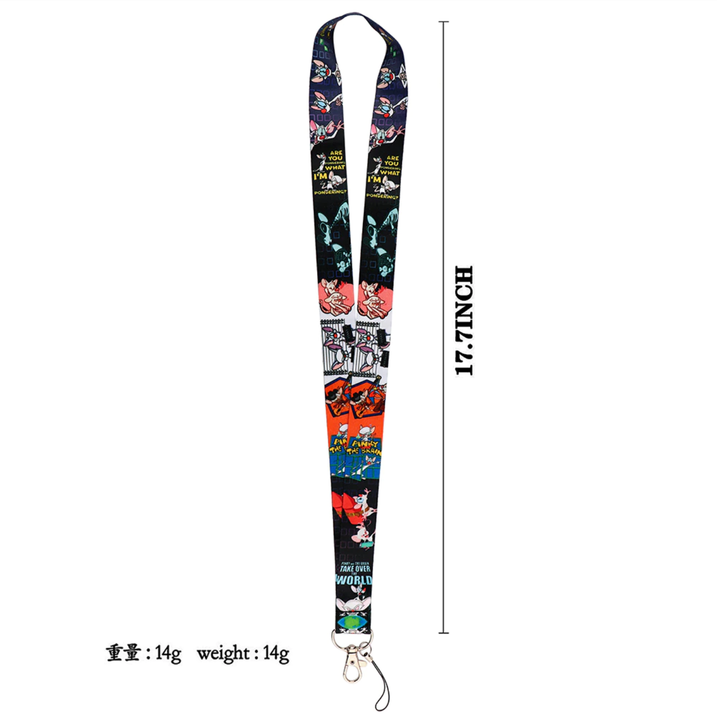 Lanyard Pinky y Cerebro