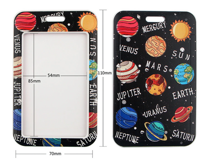 Lanyard y Porta credencial Planetas