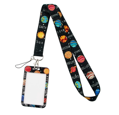 Lanyard y Porta credencial Planetas