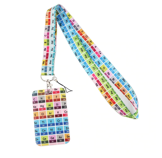 Lanyard y Porta credencial Quimica - Yukawaii