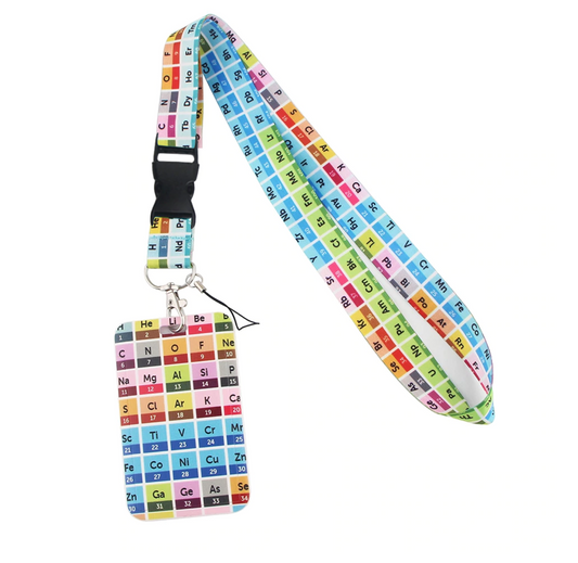 Lanyard y Porta credencial Quimica - Yukawaii