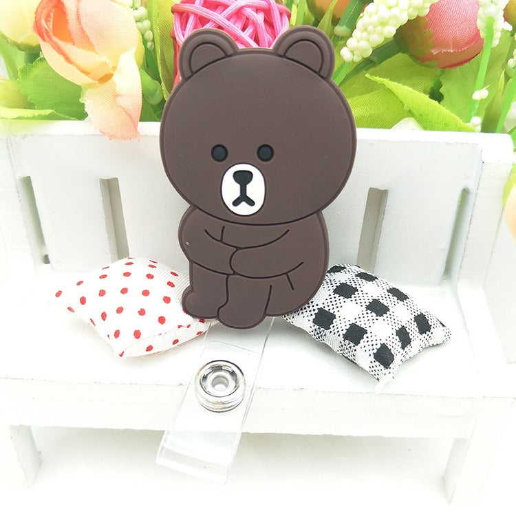 Porta gafete Brown