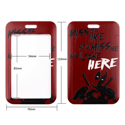 Lanyard y Porta credencial Deadpool