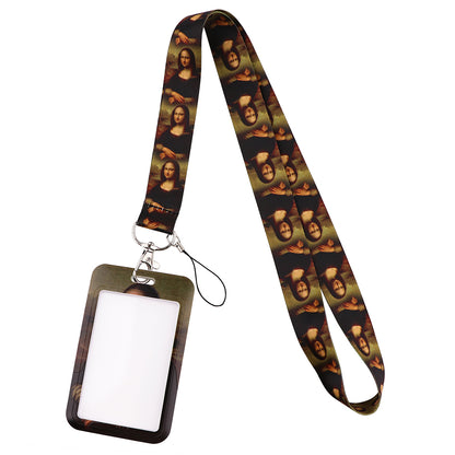 Lanyard y Porta credencial Mona Lisa