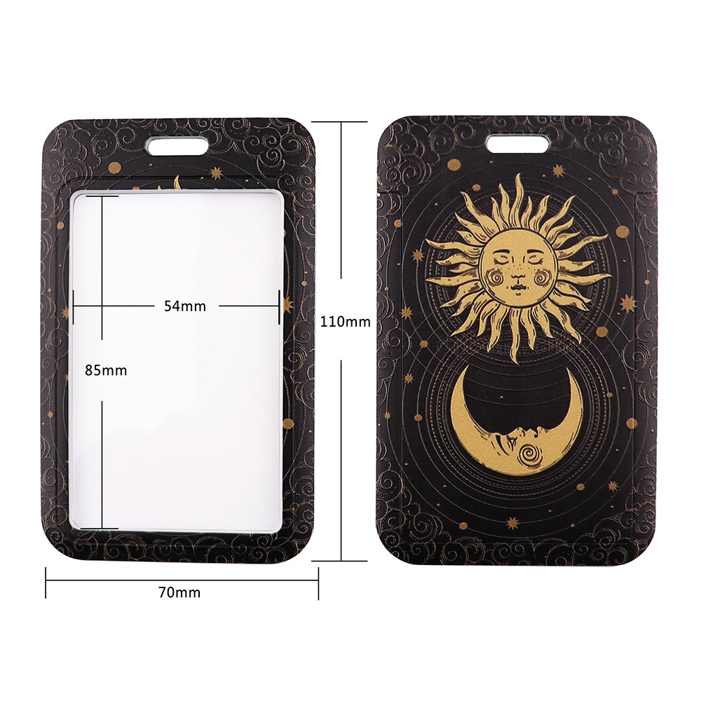 Lanyard y Porta credencial Lunas y estrellas - Yukawaii