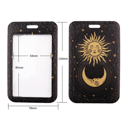 Lanyard y Porta credencial Lunas y estrellas - Yukawaii