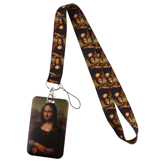 Lanyard y Porta credencial Mona Lisa