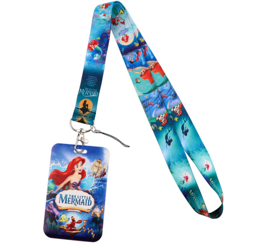 Lanyard y Porta credencial Sirenita