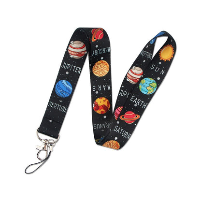 Lanyard y Porta credencial Planetas