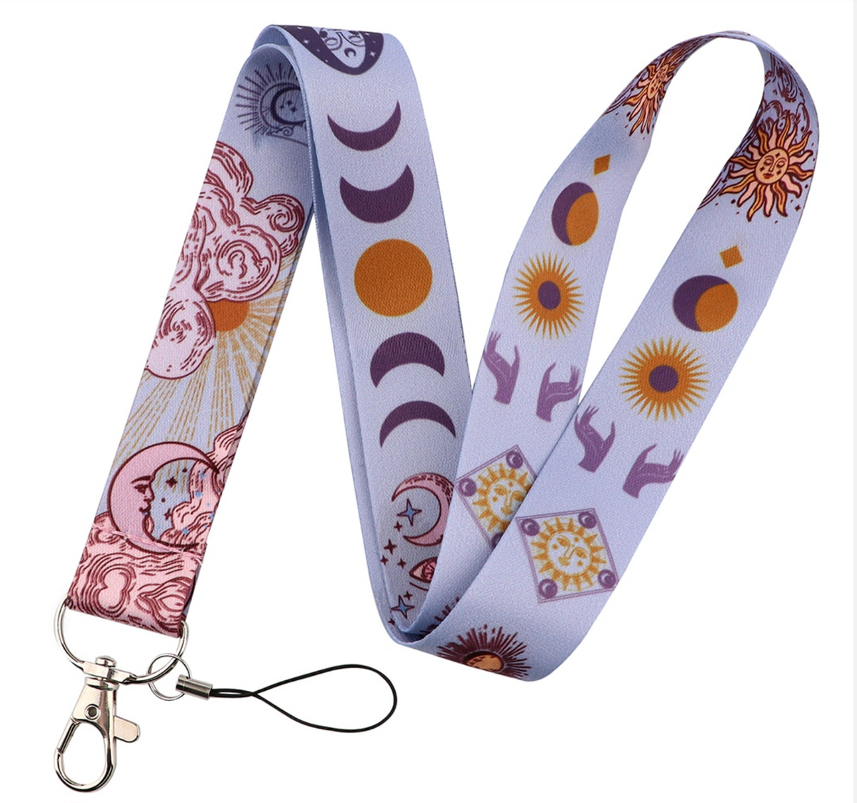Lanyard y Porta credencial Sol y Luna