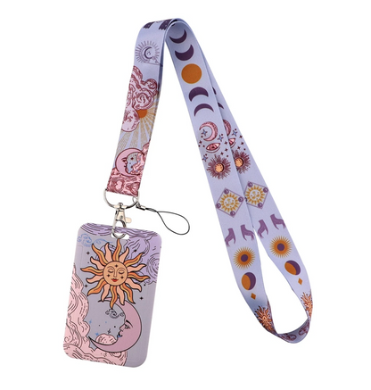 Lanyard y Porta credencial Sol y Luna