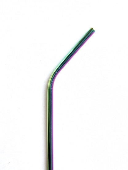 Popote de acero Inoxidable 20oz curvo