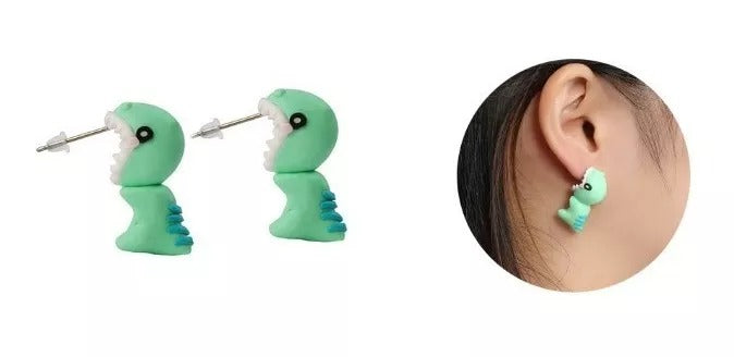 Aretes Dinosaurio