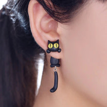 Cargar imagen en el visor de la galería, Aretes Gato - Yukawaii
