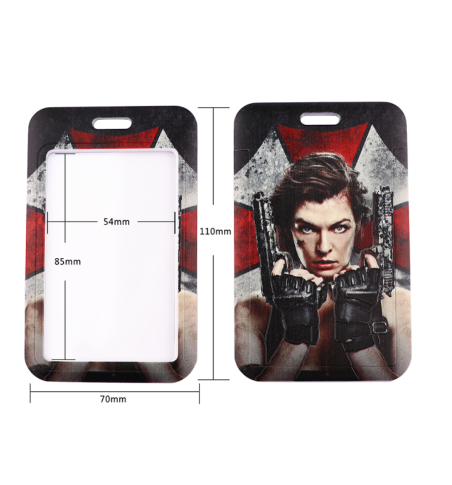 Lanyard y Porta credencial Resident Evil