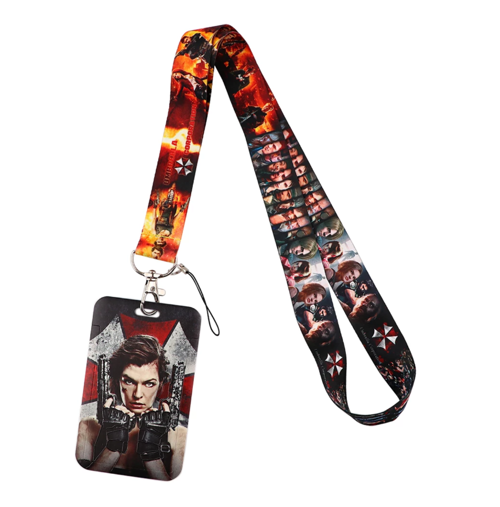Lanyard y Porta credencial Resident Evil
