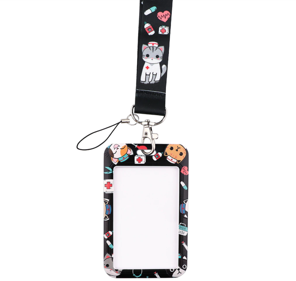 Lanyard y Porta credencial Veterinario
