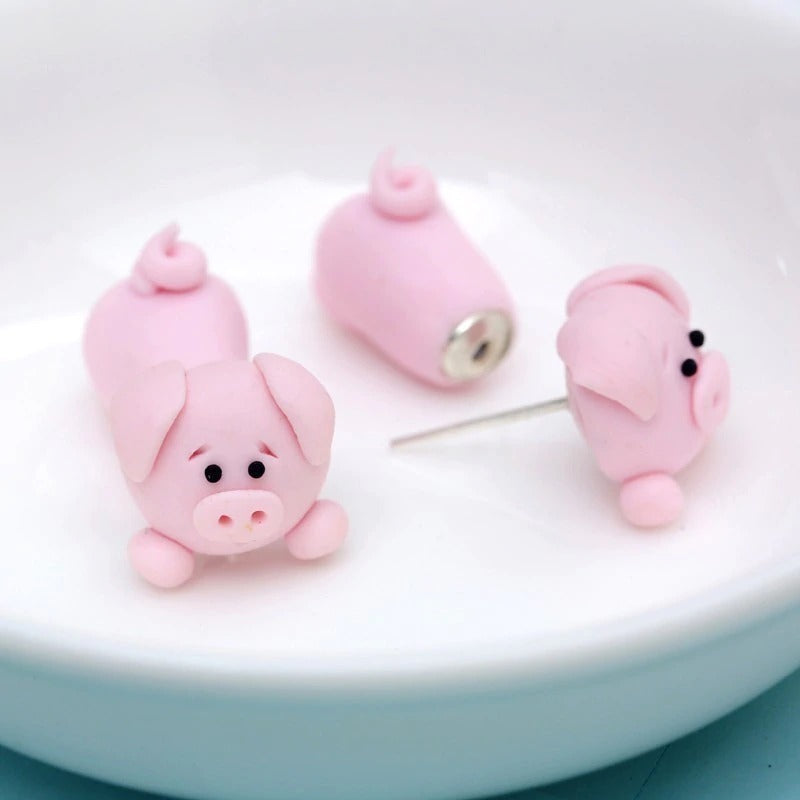 Aretes Cerdito - Yukawaii