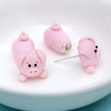 Cargar imagen en el visor de la galería, Aretes Cerdito - Yukawaii
