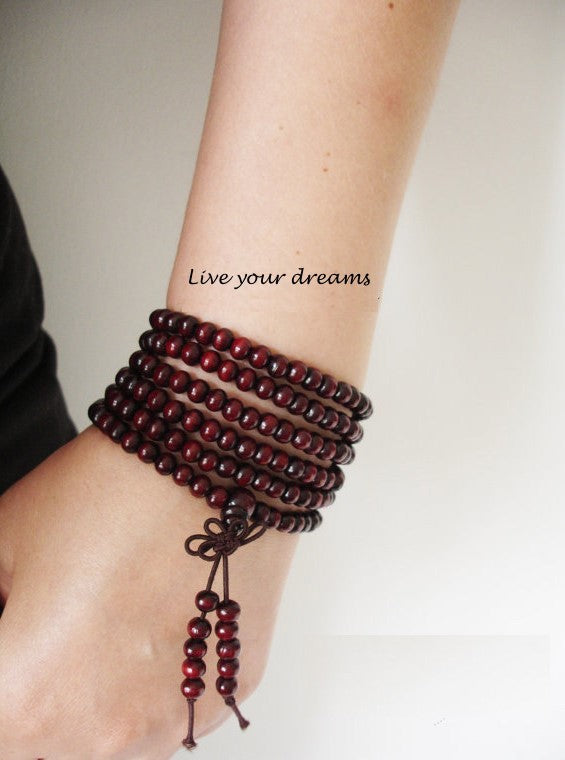 Pulsera / Rosario Budista 6mm