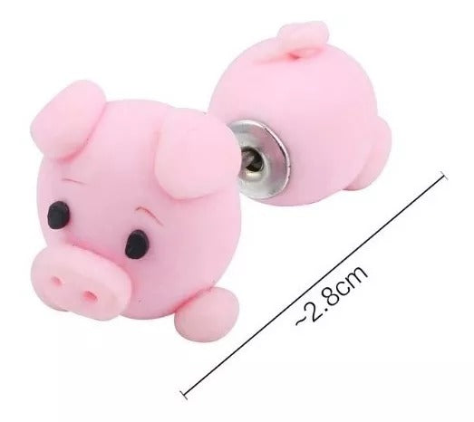 Aretes Cerdito - Yukawaii
