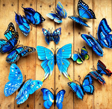 Cargar imagen en el visor de la galería, Set de Mariposas Decorativas Doble ala
