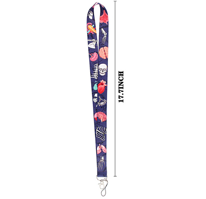 Lanyard Organos y Huesos - Yukawaii
