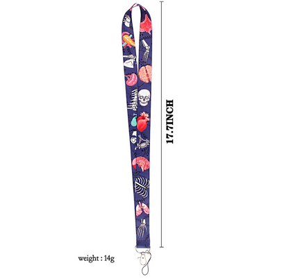Lanyard y Porta credencial Organos y Huesos