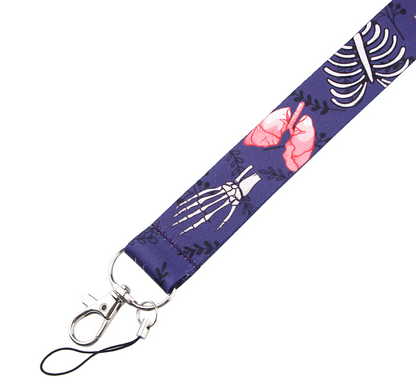 Lanyard Organos y Huesos - Yukawaii