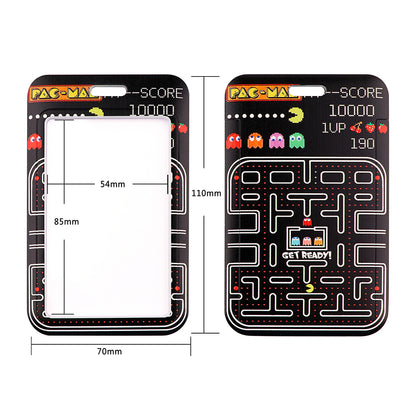 Lanyard y Porta credencial Pacman