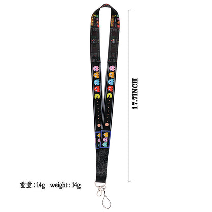 Lanyard y Porta credencial Pacman