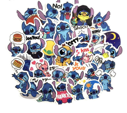 Paquete Stickers Lilo y Stitch